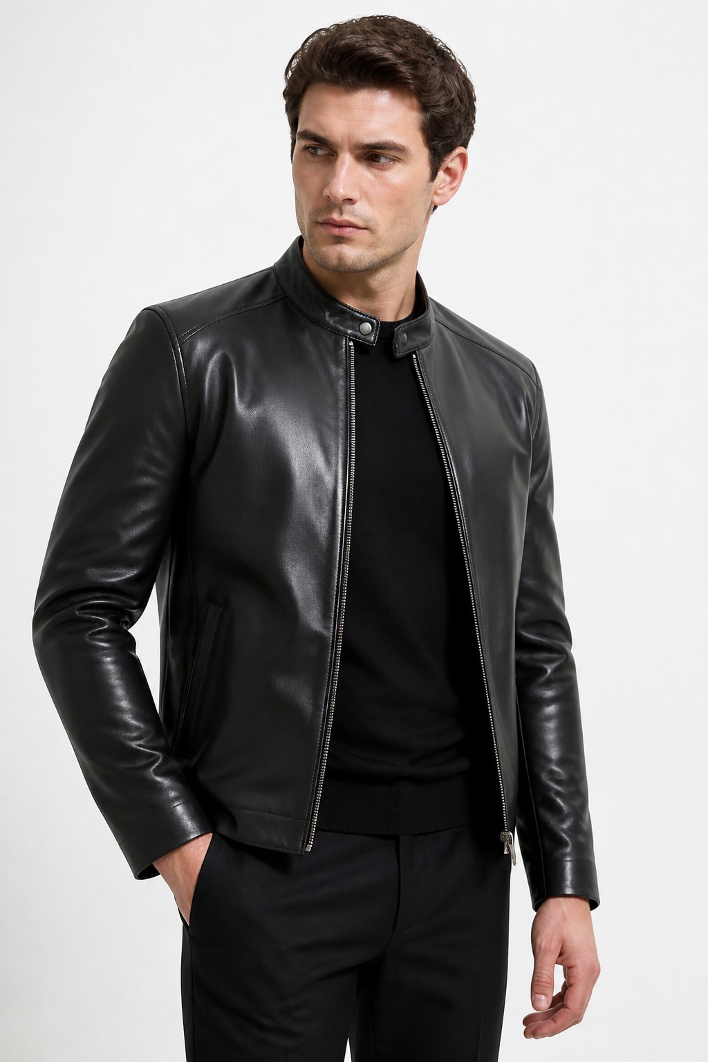 Fashion leather jacket